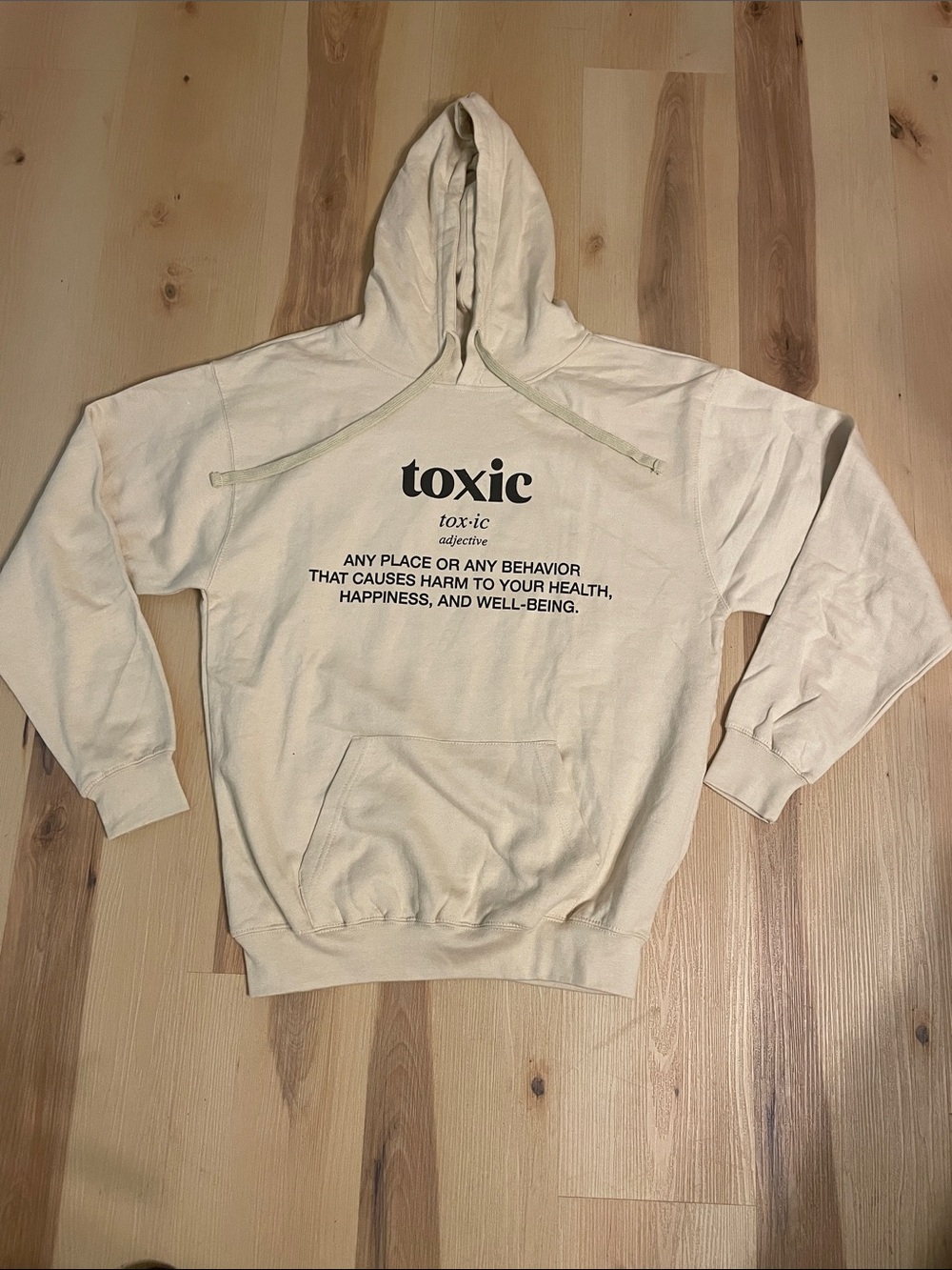 Sugar Cream 'Toxic' Graphic Crewneck Hoodie
